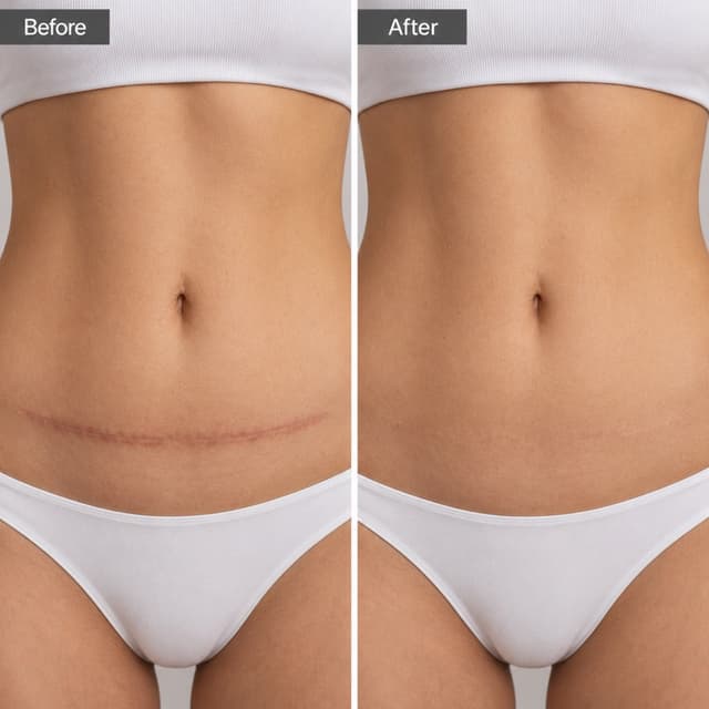 Tummy Tuck Scar Camouflage at Restored Hue Paramedical Studio in Atlanta, GA
