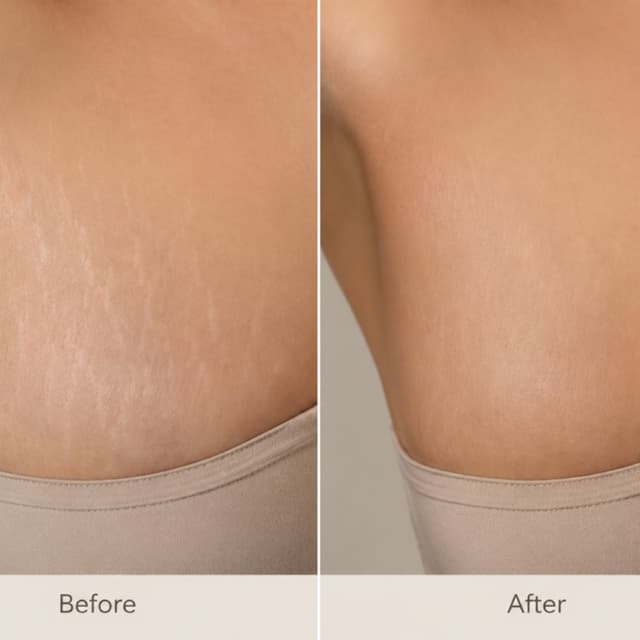 Breast Stretch Mark Camouflage at Restored Hue Paramedical Studio in Atlanta, GA