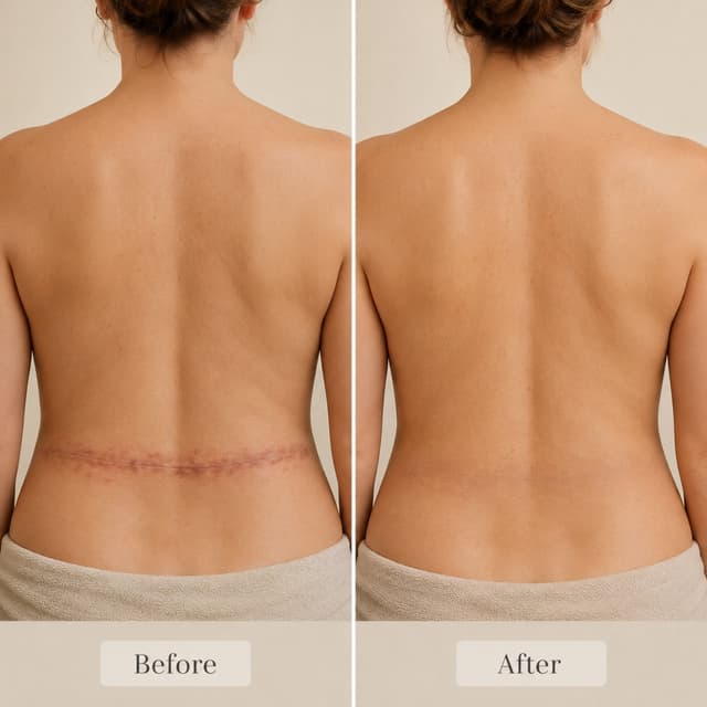 Back Lift Scar Camouflage at Restored Hue Paramedical Studio in Atlanta, GA